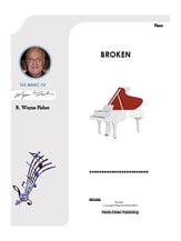 Broken piano sheet music cover